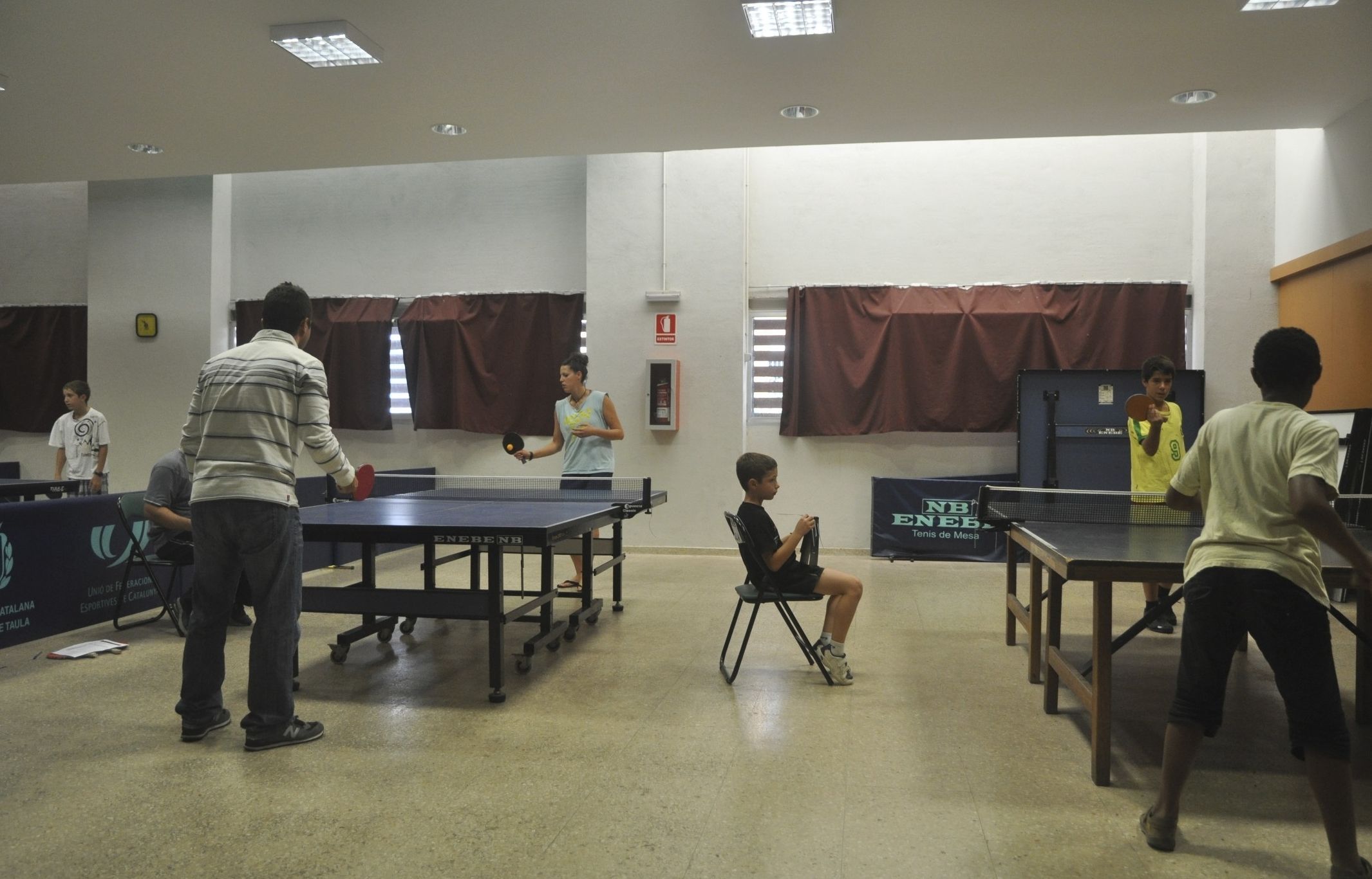 S'han fet varis partits de forma simultània. FOTO: Pere Fernández