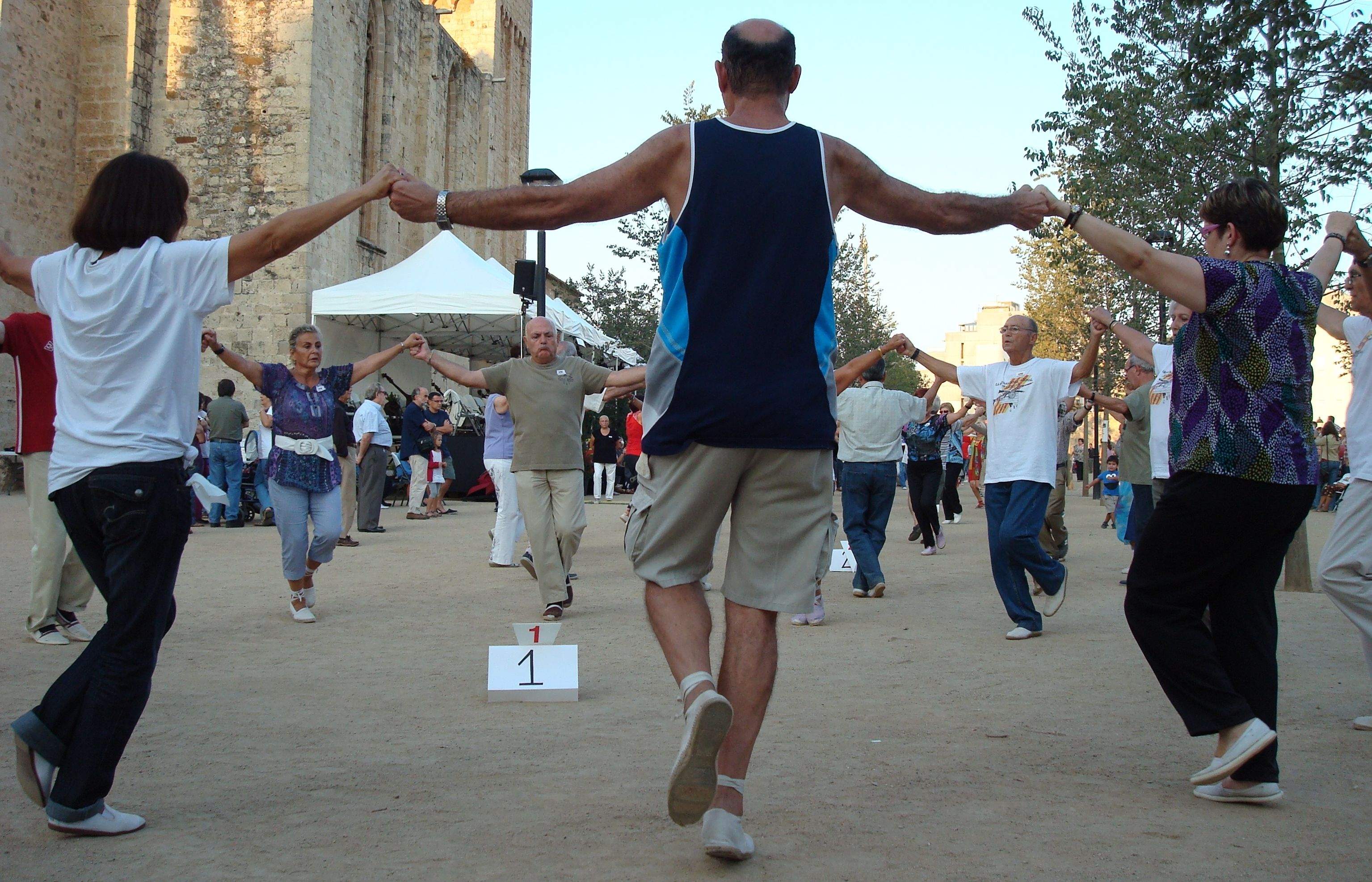 El concurs de colles centra l'activitat de la tarda. FOTO: C.Caballé