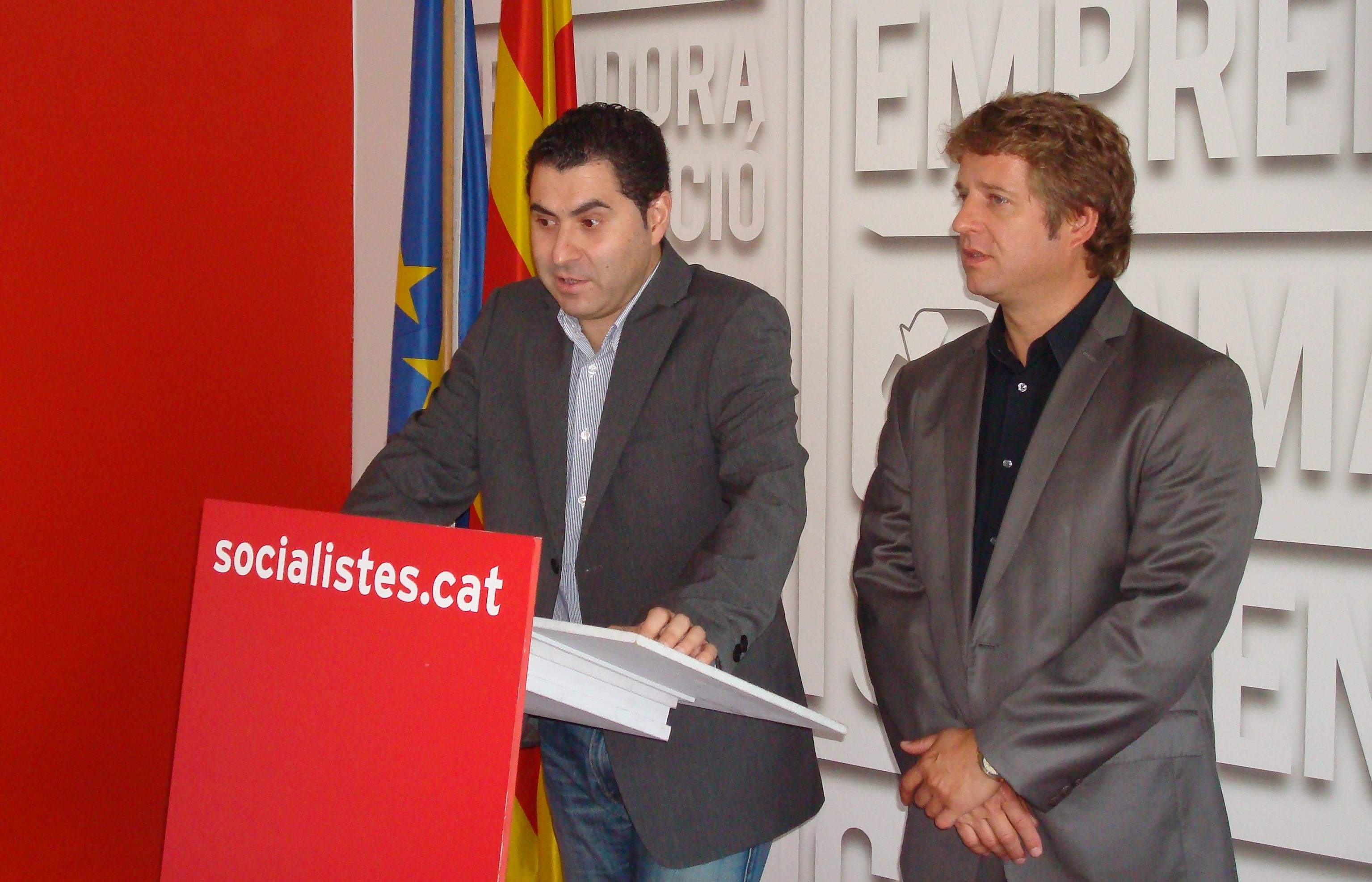 La roda de premsa s'ha celebrat dimarts al matí. FOTO:C.Caballé