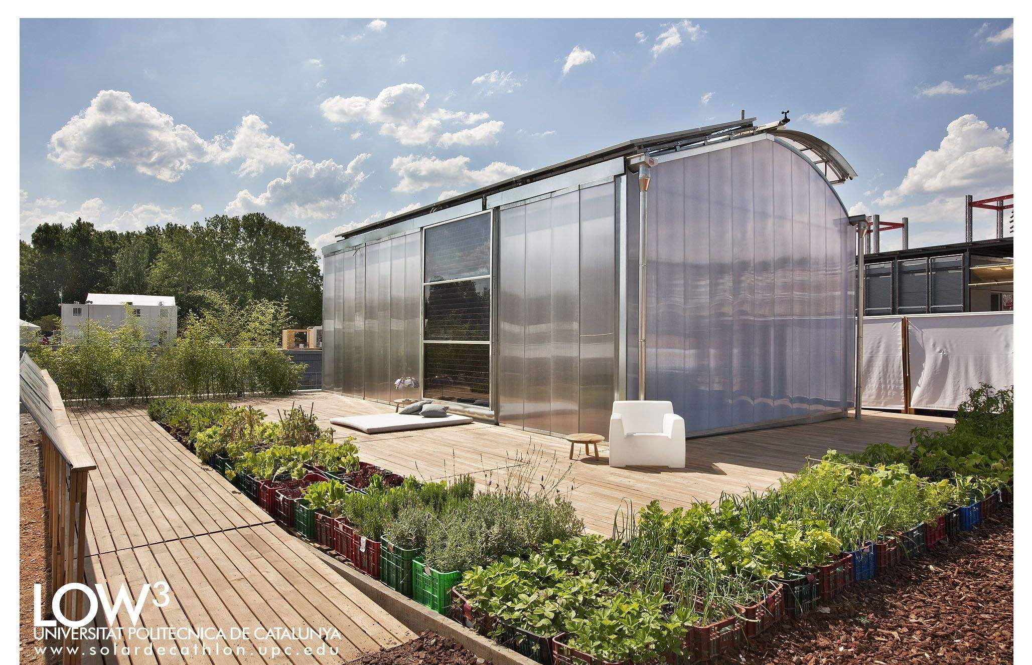 Aquest és el primer prototip de casa solar autosuficient, el LOW3. FOTO: Cedida