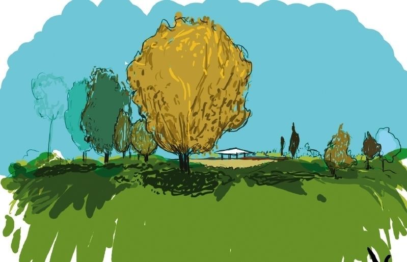 El parc du el nom del periodista i escriptor Ramon Barnils, desaparegut ara fa 10 anys per un càncer