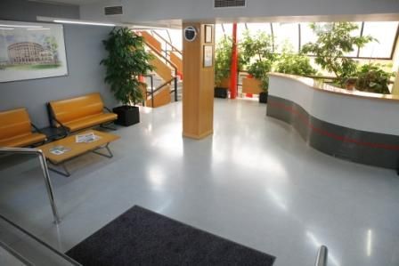 Recepció de l'oficina. FOTO: Cedida