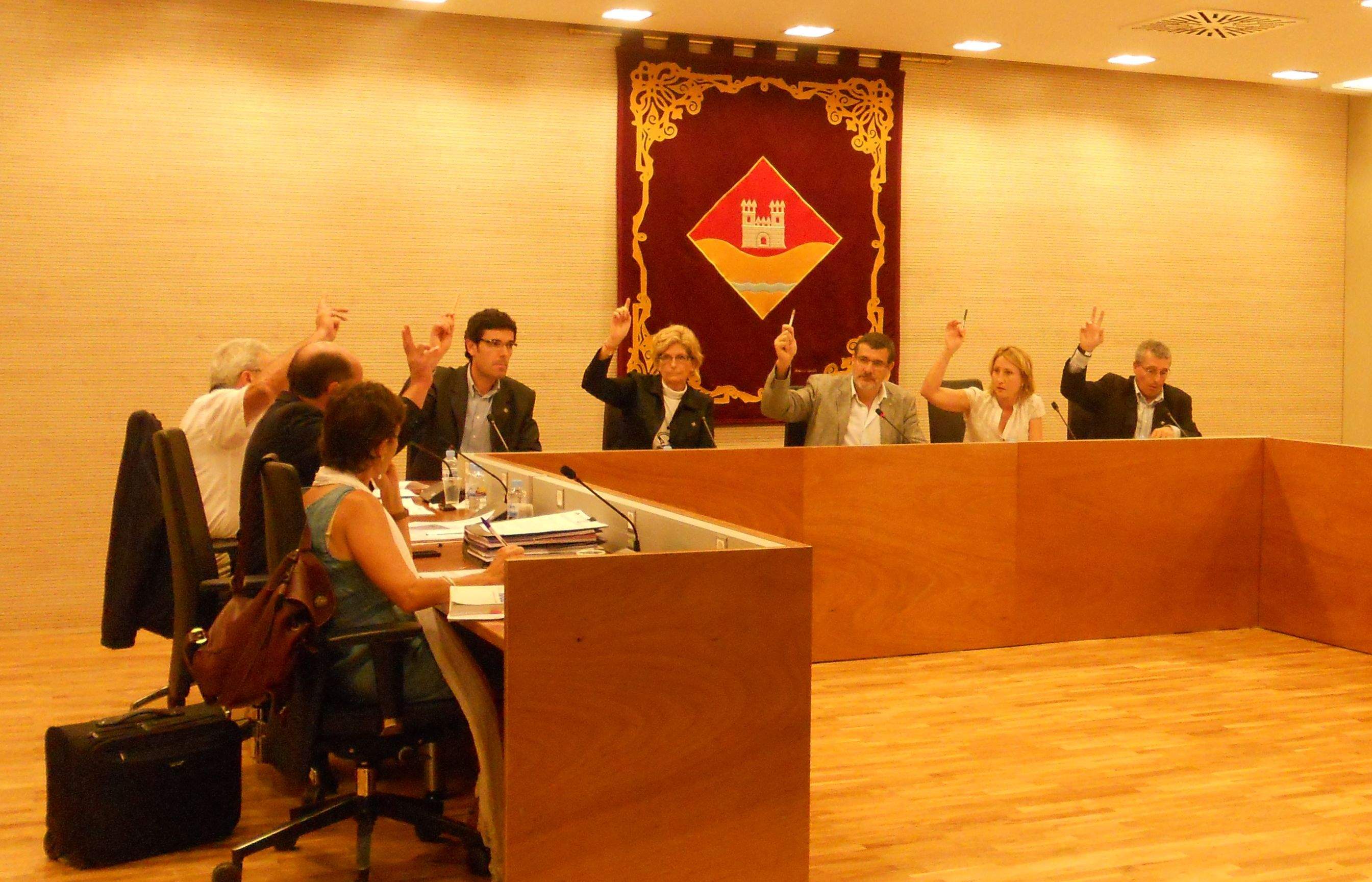 Tots els polítics valldoreixencs van votar a favor de la proposta FOTO: JR Armadàs