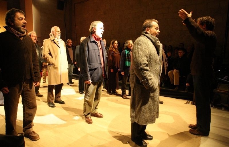 Moment de l'obra. FOTO: Arxiu