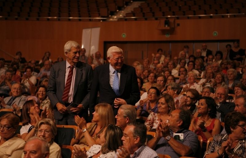 Antoni Monerris i Pere Narbona, expresidents de les Aules. FOTO. A. Ribera