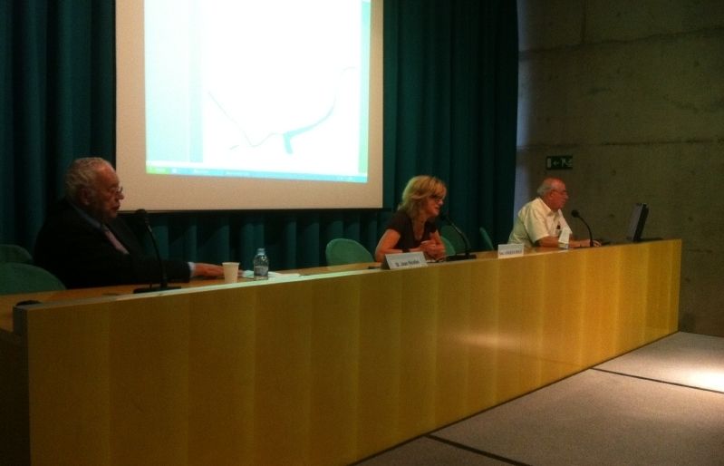 Àngels Soler en un moment de la conferència a l'ANC. FOT: J.M. Vallès