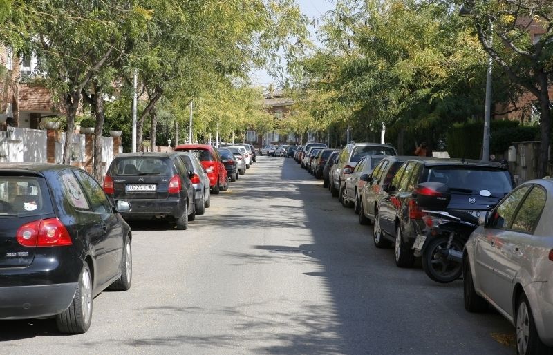 Carrer d'Eugeni Canas situat al barri del Colomer, al costat del Parc Central. Canas va ser determinant en la vida cultural de Sant Cugat durant el franquisme. FOTO: A. Ribera