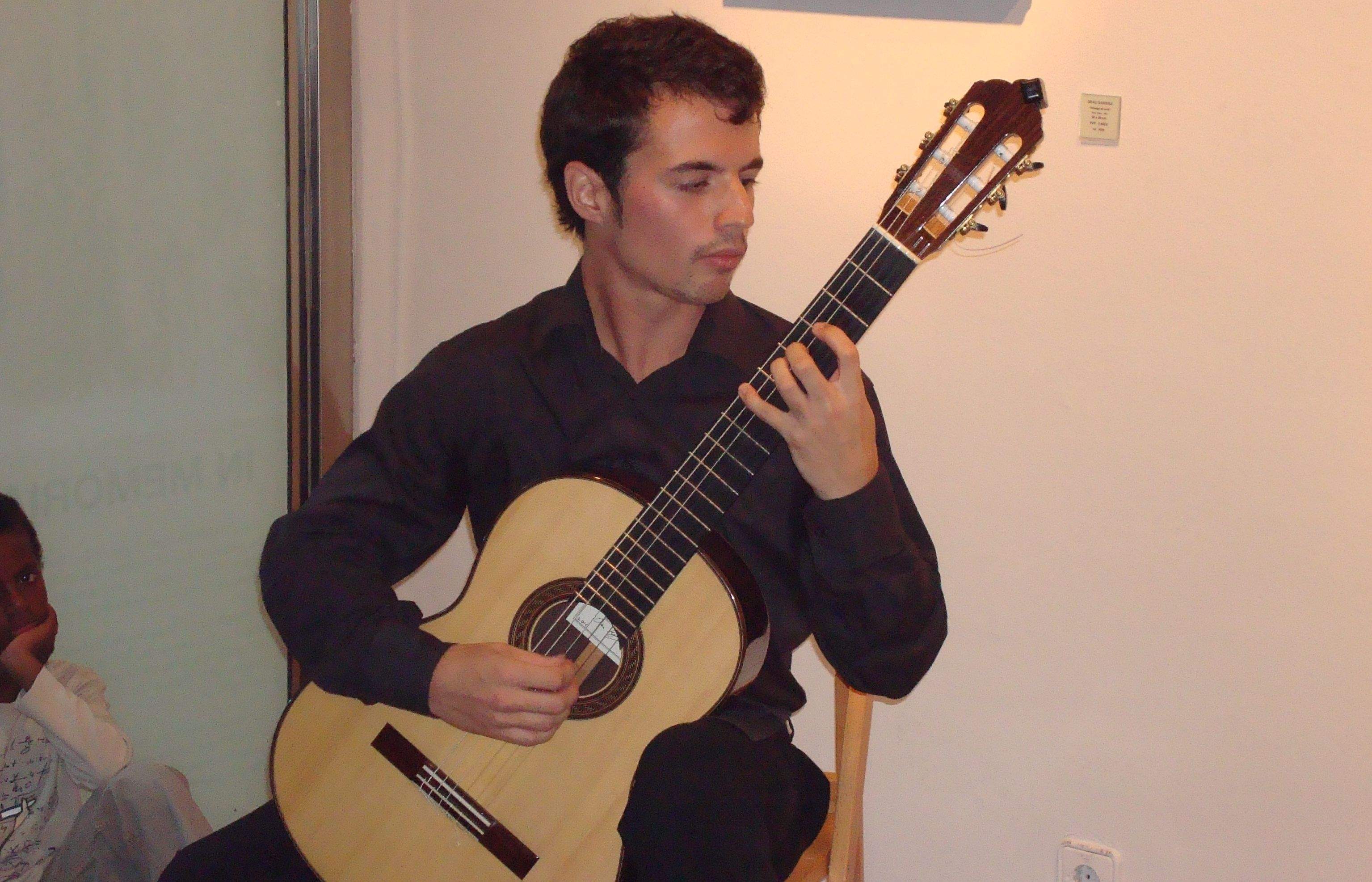 Izan Rubio va demostrar el seu talent a la Canals-Galeria d'Art. FOTO: C.Caballé