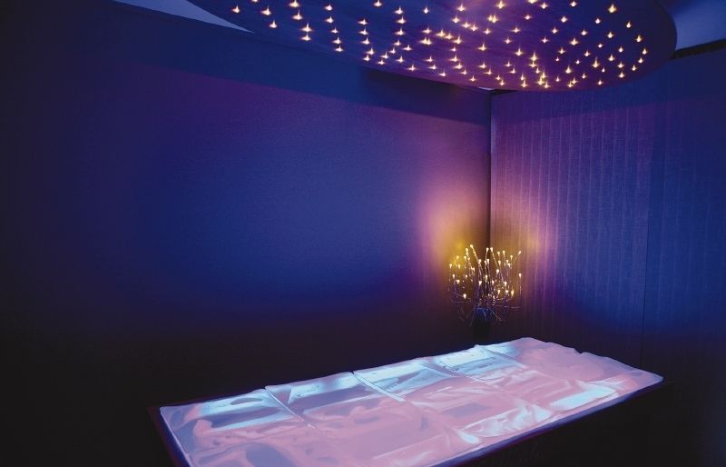 Una de les sales del Centre d'estètica Can Mora.