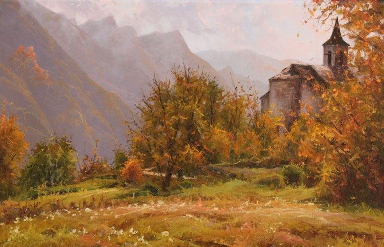 'Un matí daurat a Surri', de J.Isern. FOTO: Cedida