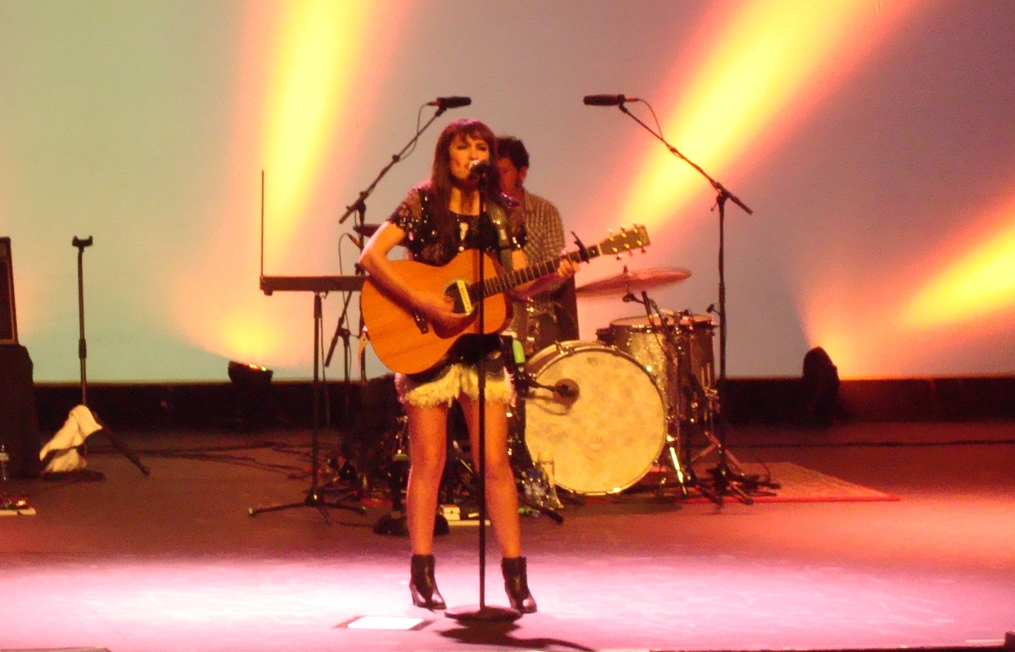 Eva Amaral va brillar amb llum pròpia. FOTO: C.Caballé