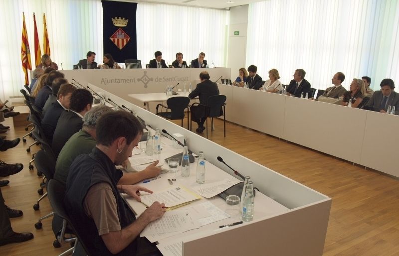 Imatge del Ple Municipal. FOTO: A. Ribera