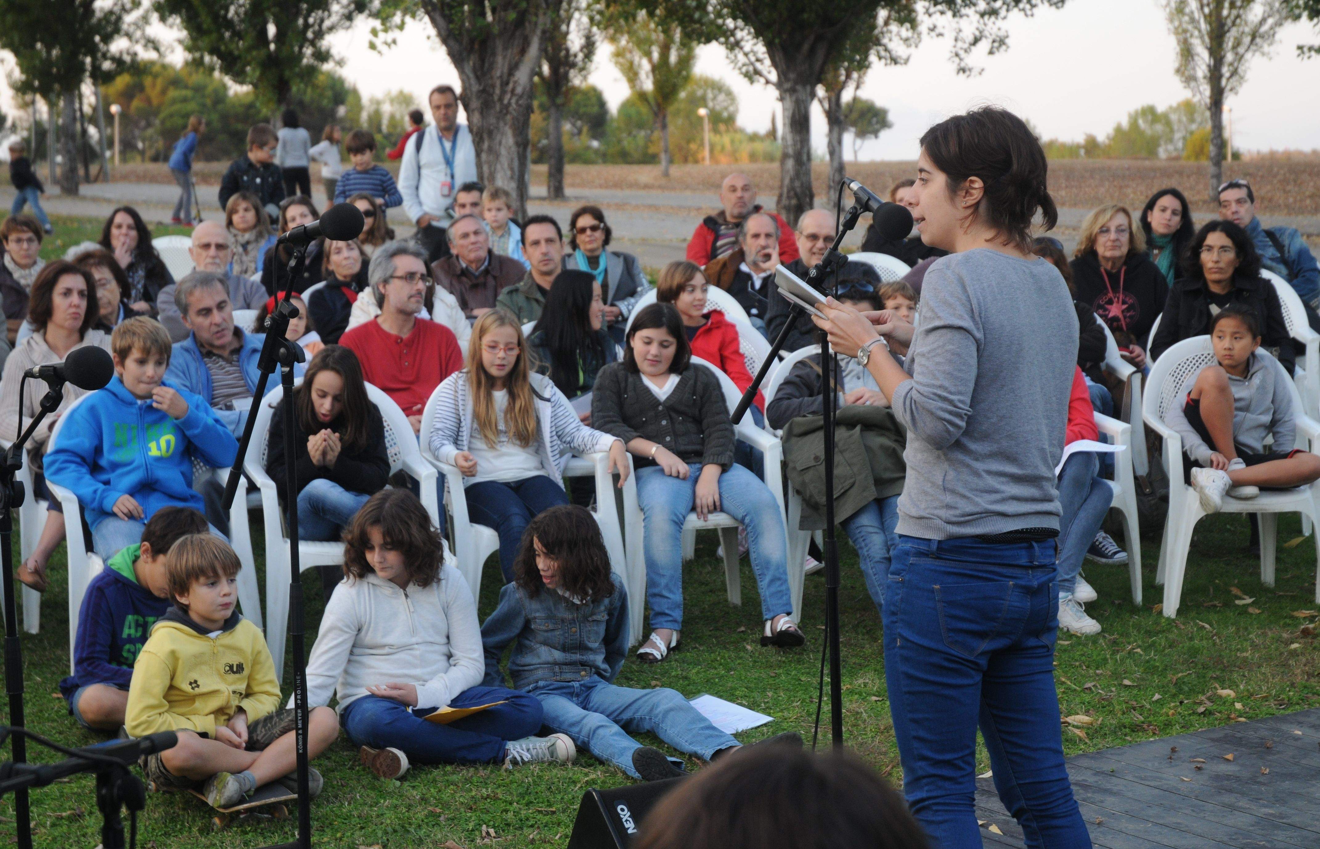 La poesia també es va respirar a Coll Favà. FOTO: D. Fernández
