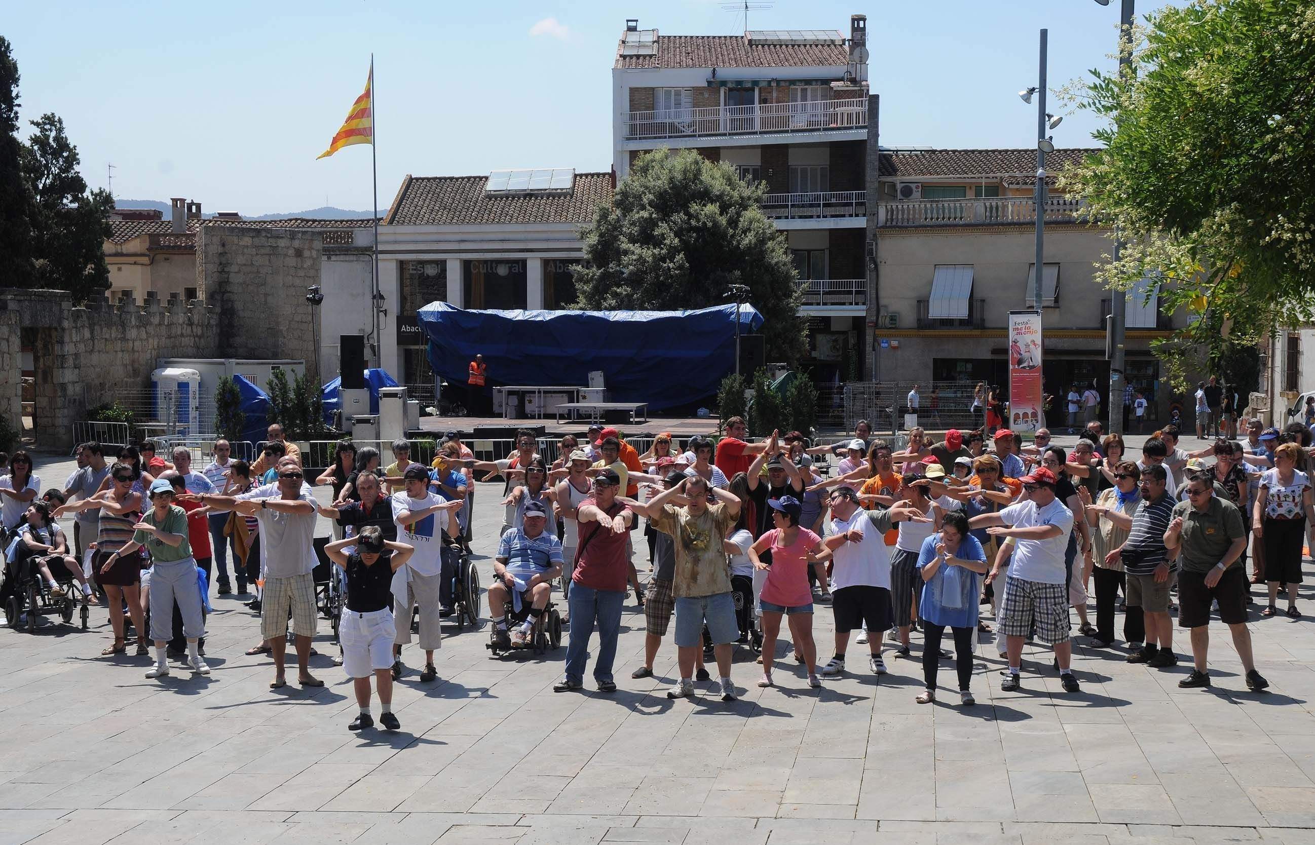 La 'flash mob' es va enregistrar l'1 de juliol d'aquest any. FOTO: Cedida