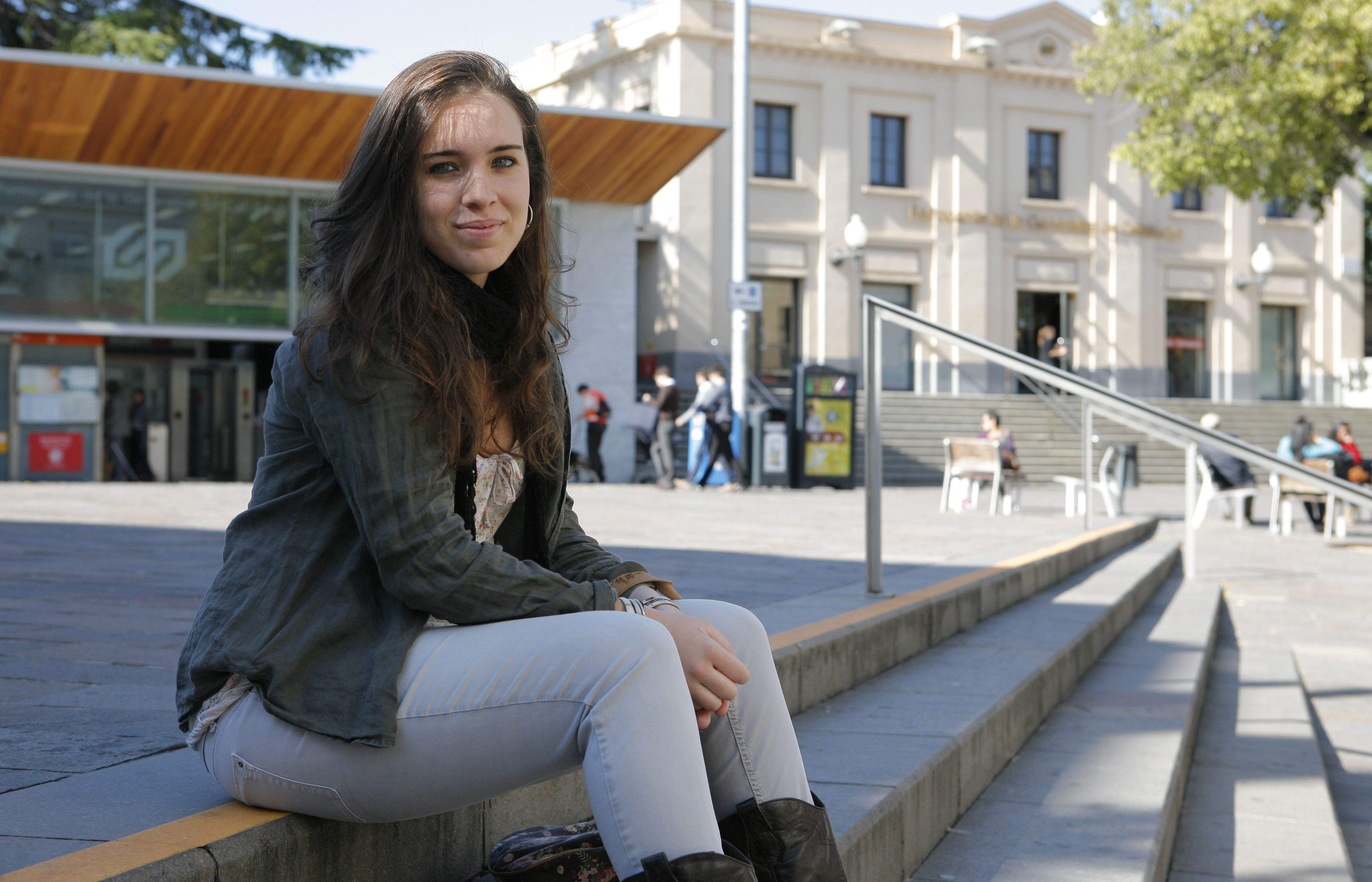 Anna Baltasar, autora del treball de recerca. FOTO: A. Ribera