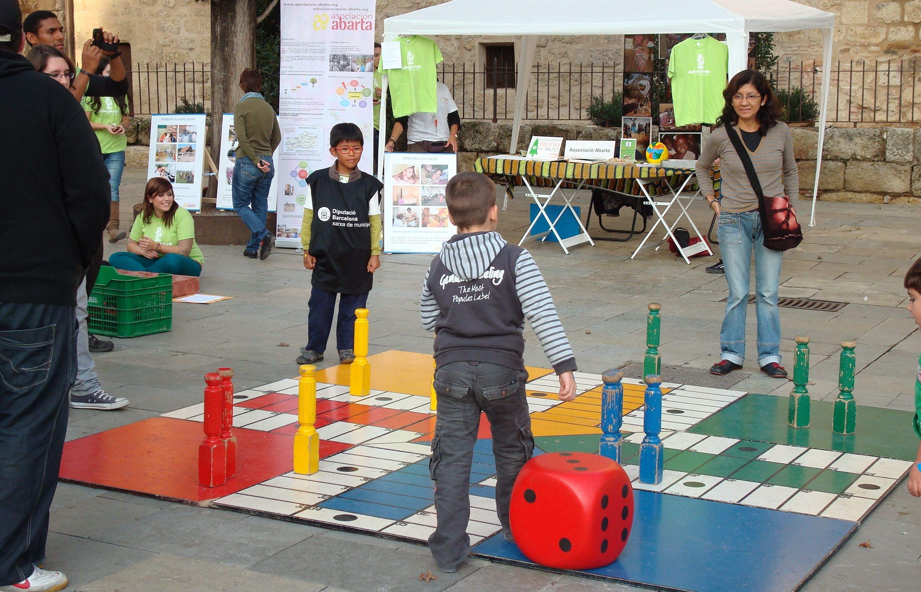 Els jocs tradicionals han centrat l'activitat. FOTO: C.Caballé