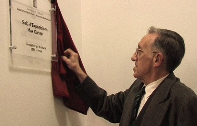 Max Cahner va ser homenatjat per la Generalitat de Catalunya al desembre de 2010. FOTO: Cedida