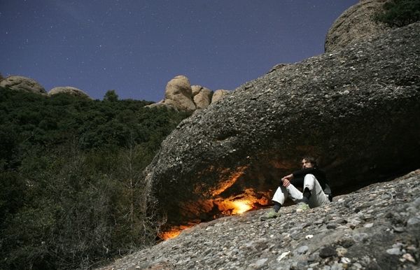 Fotografia d'Artur Ribera, membre del Grup. FOTO: A. Ribera