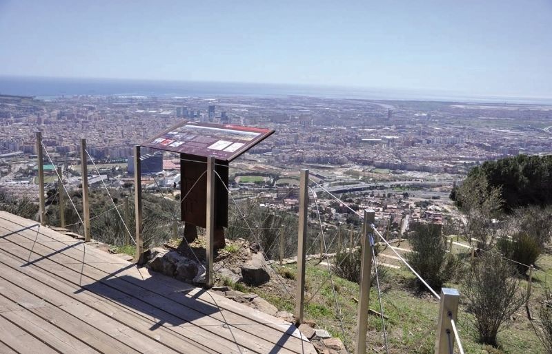 Vistes de la ciutat de Barcelona des del mirador. FOTO: A. Ribera