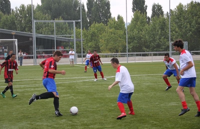 Imateg d'un partit de futbol del SantCu-ASDI. FOTO: Arxiu