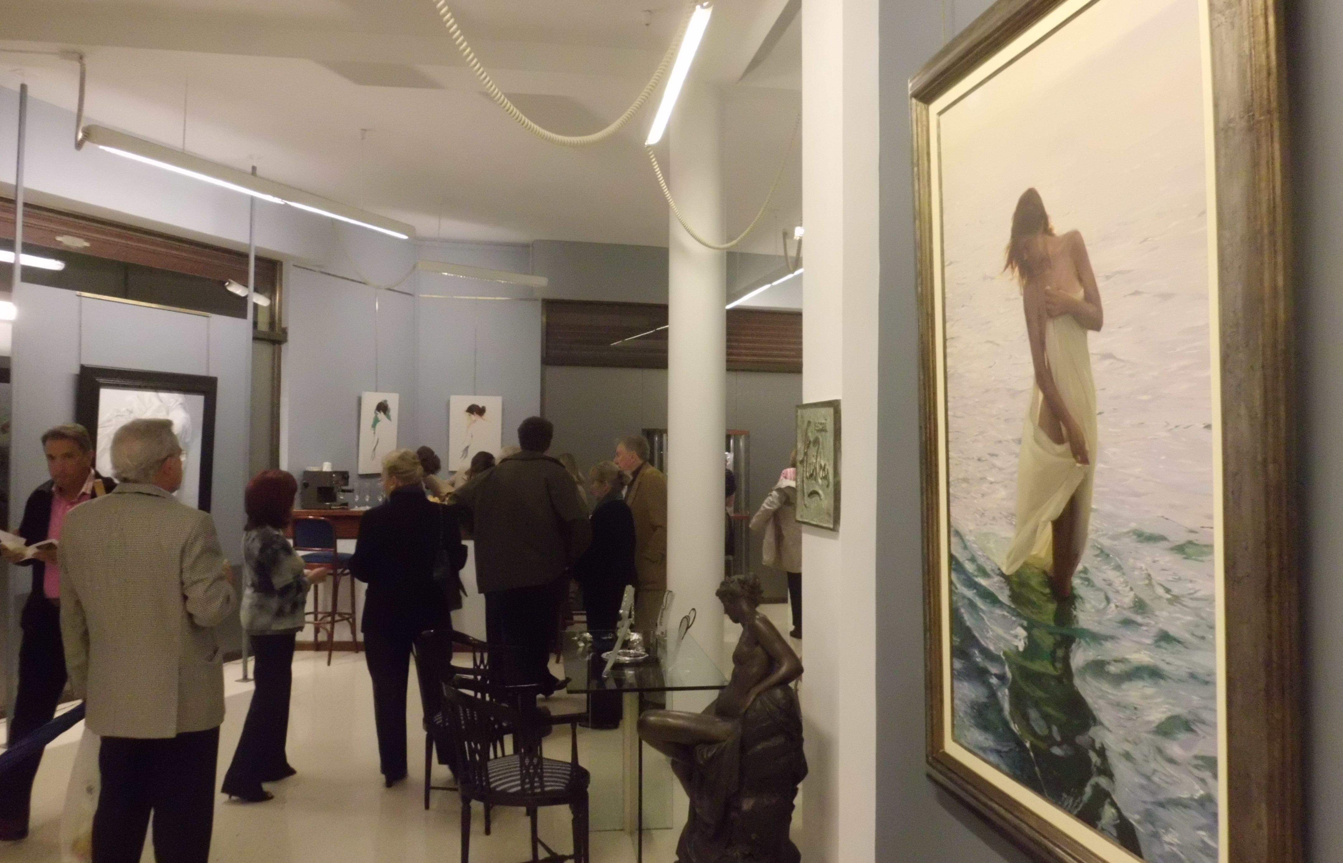 Una dels quadres de Lluís Ribas. FOTO: B. Bella