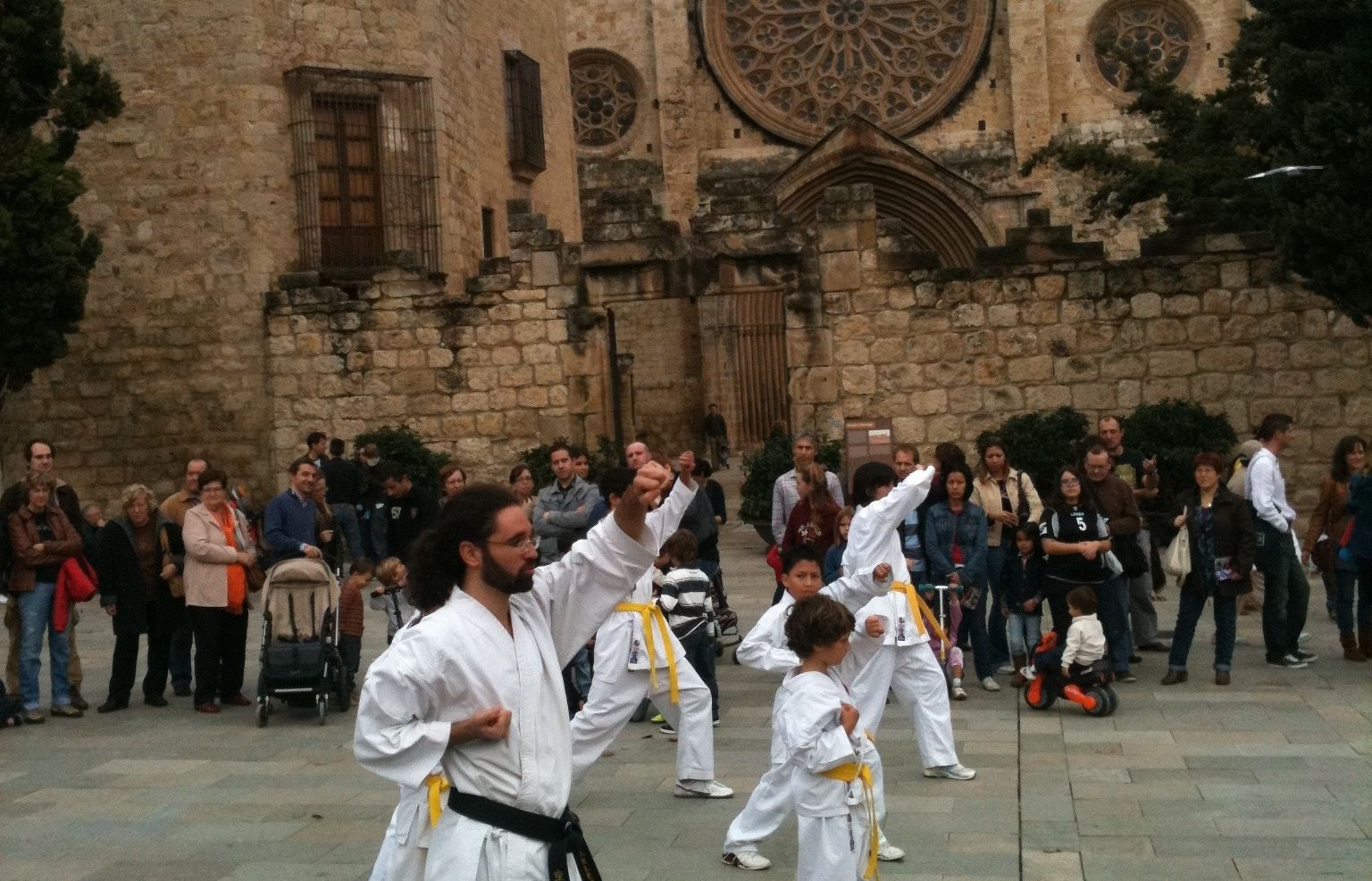 Exhibició de karate. FOTO: B. Bella