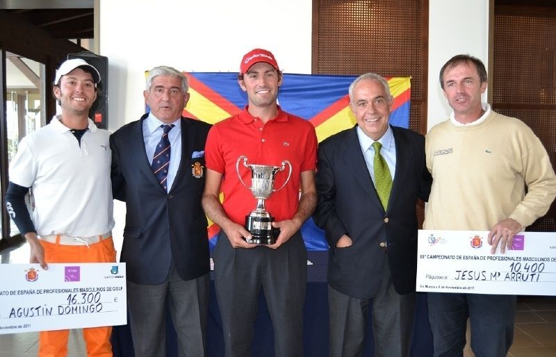 Domingo Hospital, subcampió d'Espanya de Professionals de Golf. FOTO: Juan Pérez de Lema