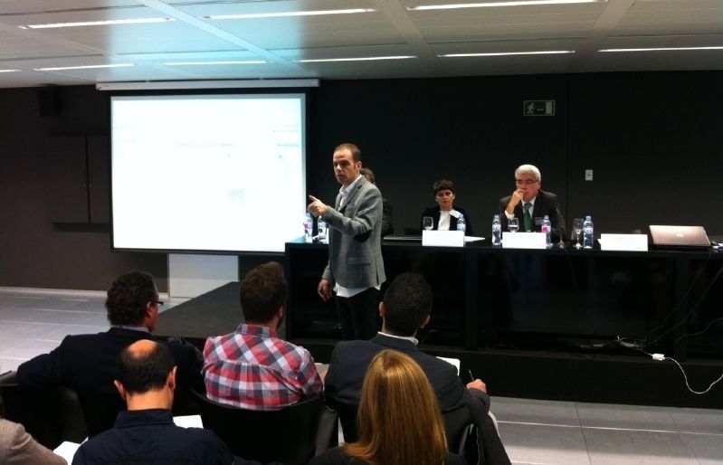 Marc Cortés ha encetat la jornada de ponències sobre les noves tendències d'Internet a EsadeCreapolis. FOTO: L. Grau