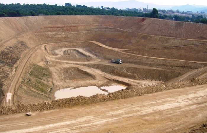 L'argilara Almar acull els terrenys on es pretenia ubicar l'abocador. FOTO: Artur Ribera