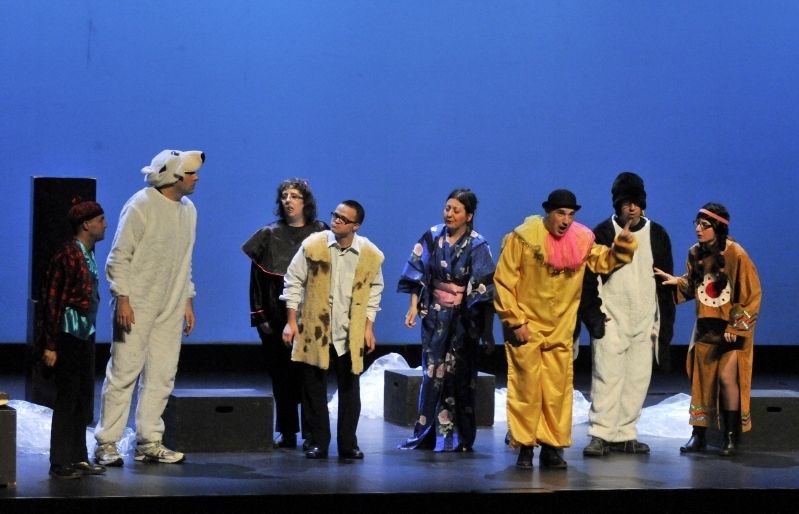 La darrera obra del Grup de Teatre Social Femarec, 'Okupes'. FOTO: E. Naval
