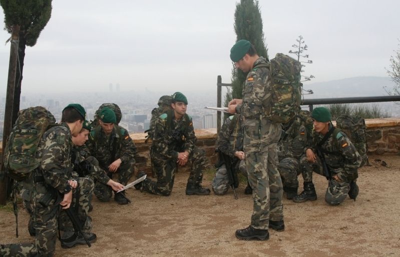 Al manifest demanen que els militars marxin del Parc de Collserola. FOTO: Arxiu 
