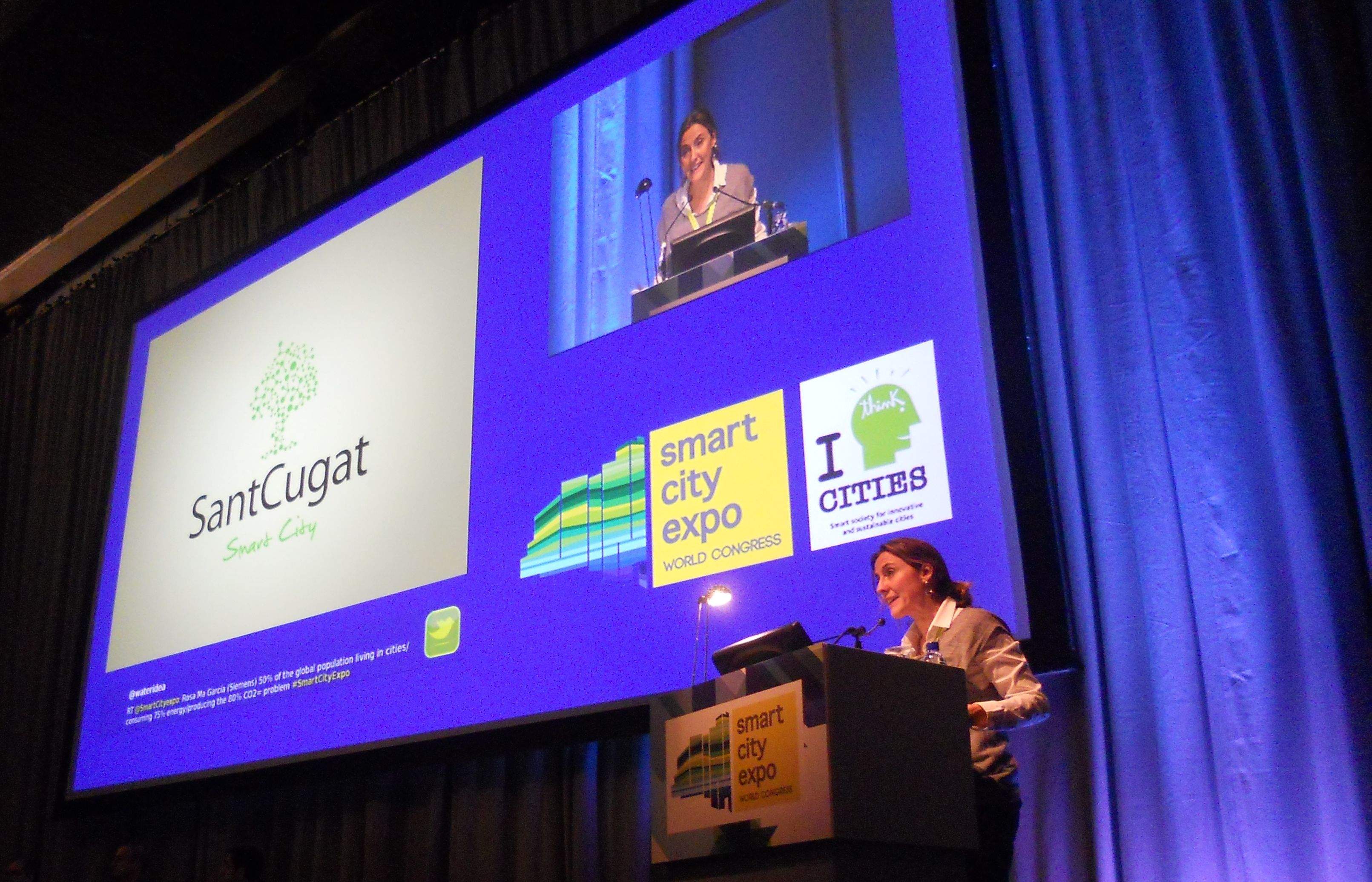 Mercè Conesa va participar aquest dimarts en una ponència al congrés FOTO: JR Armadàs