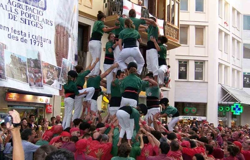 Un dels assaigs del 5 de 7 da Sitges. FOTO: R. Gadea