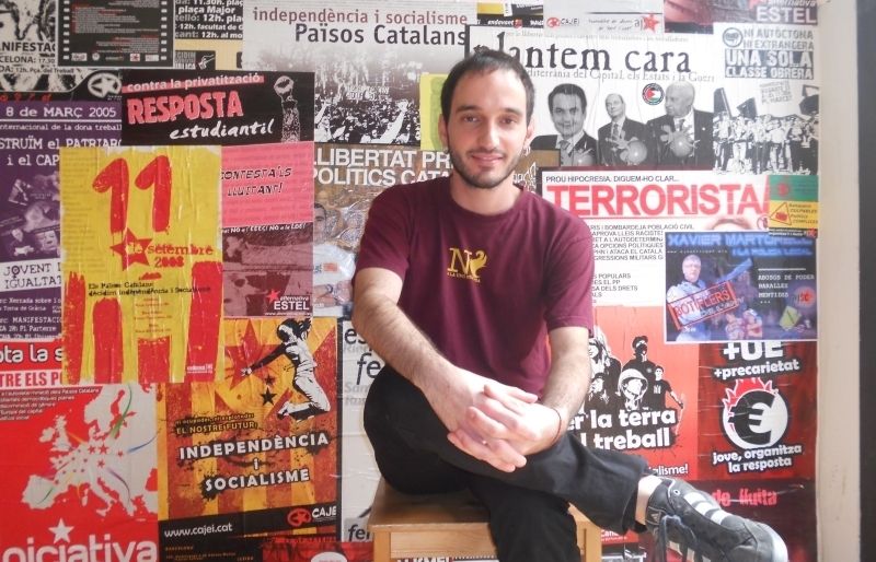 Bea és el regidor més jove de l'Ajuntament amb 26 anys. FOTO: A. Ribera