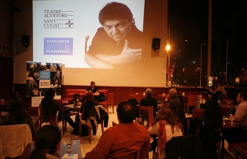 La xerrada era en el marc del Catalunya Arte Flamenco. FOTO: A. Ribera