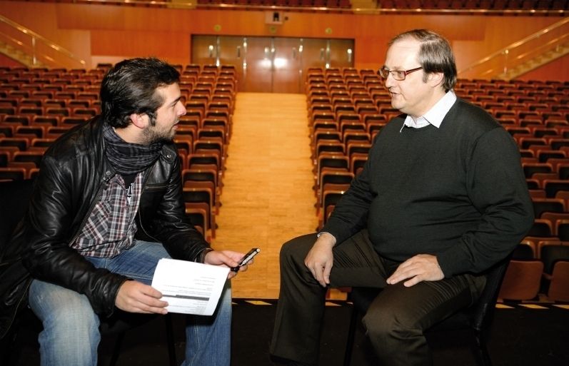 El compositor Carles Gumí estrenarà la seva Cantata de Nadal el proper dia 18 al Teatre-Auditori. FOTO: Artur Ribera