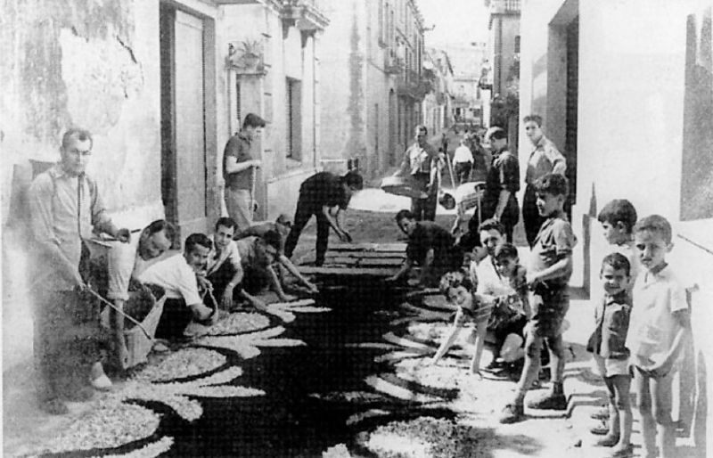 Festa de Corpus al carrer de Xerric