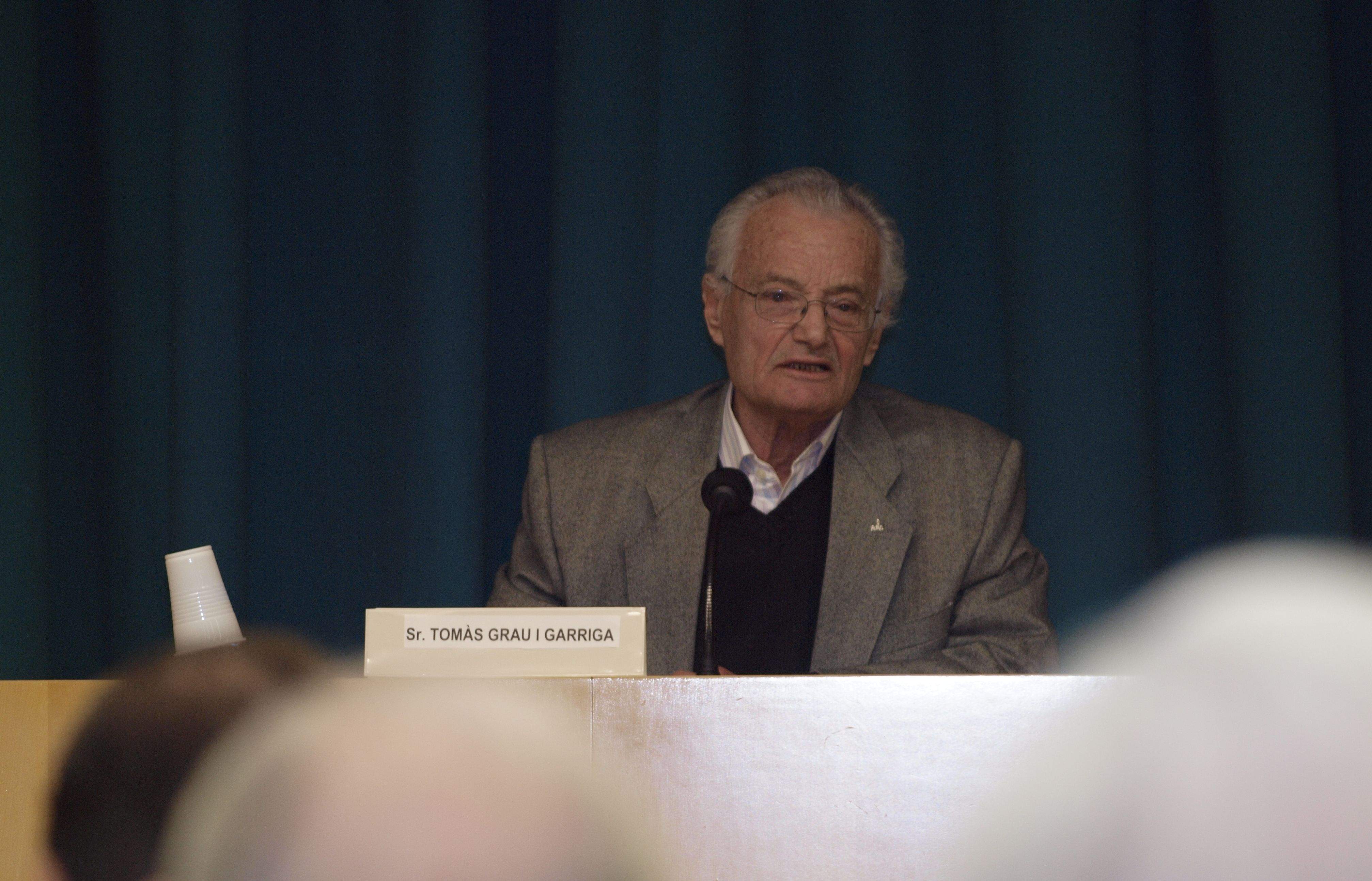 Tomàs Grau. FOTO: Cedida