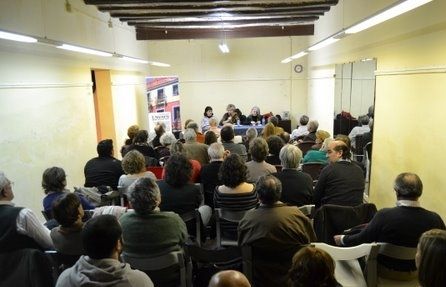 La xerrada va analitzar el pla de retallades a la sanitat pública. FOTO: Cedida