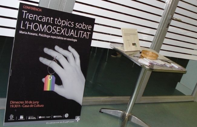 Una imatge d'un acte en defensa de la diversitat sexual a la casa de cultura FOTO: Arxiu