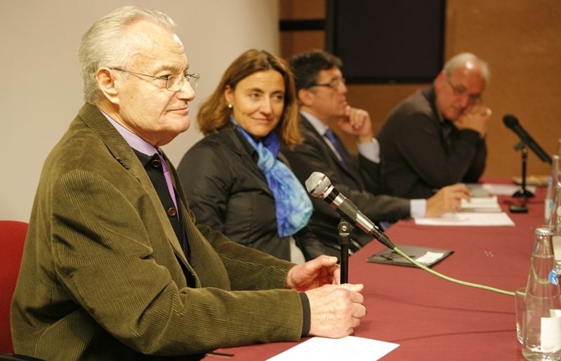 Tomàs Grau, Mercè Conesa, Lluís Recoder i Joan Troyano. FOTO: L. Grau