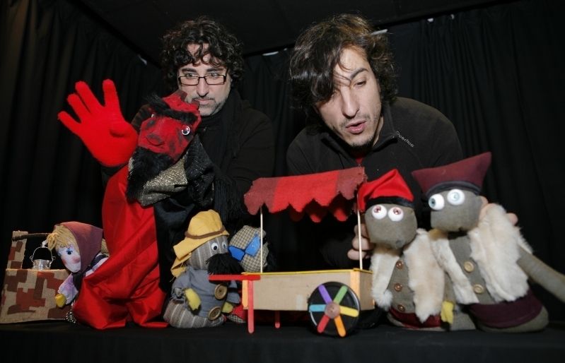 Christian i Roger ens faran reviuré 'Els pastorets' d'una manera molt tendra. FOTO: A. Ribera