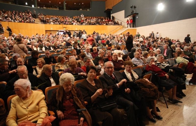 Imatge del públic d'un Concert per a la Gent Gran FOTO: L.Llebot
