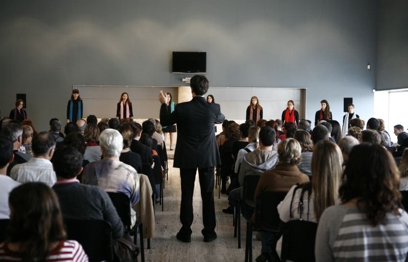 El Cor Aglepta en la celebració dels seus deu anys. FOTO: E. Naval