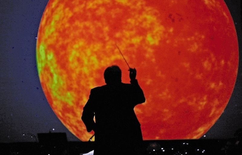 L'OSSC al concert astronòmic del 2009. FOTO: Cedida