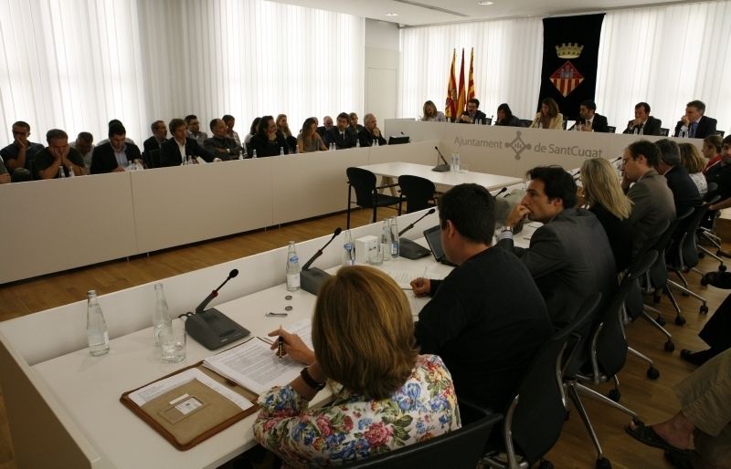 El ple municipal es celebra el tercer dilluns de cada mes. FOTO: A. Ribera