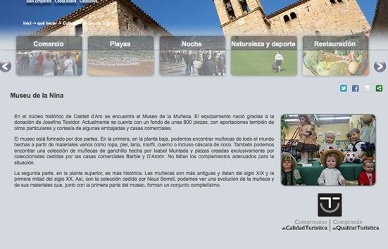 El museu està dividit en dues parts