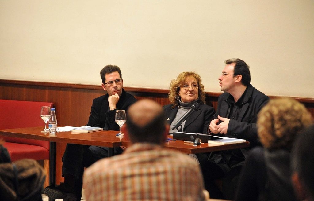 Pere Ballart, Marta Pessarrodona i Jordi Julià. FOTO: Localpres