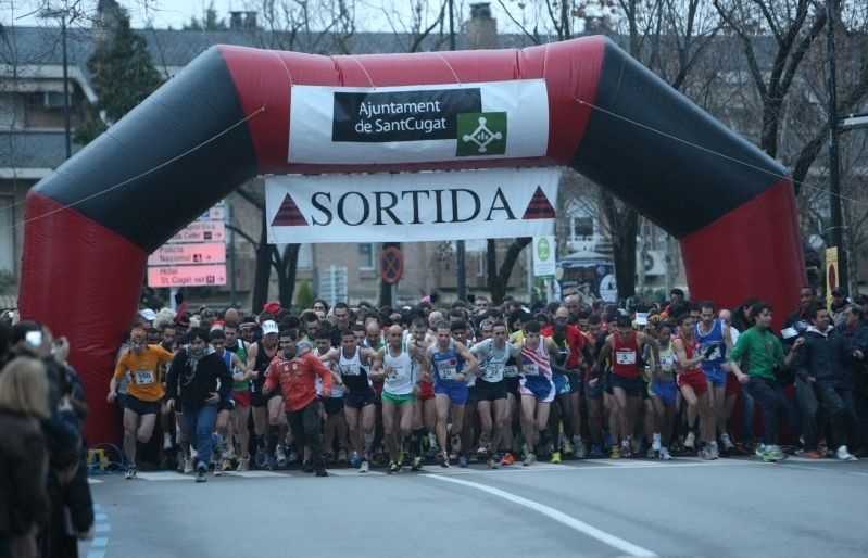 La Sant Silvestre-Barcelonesa ha bautut el rècord d'incrits inscripcions aquest any. FOTO: L.Ll