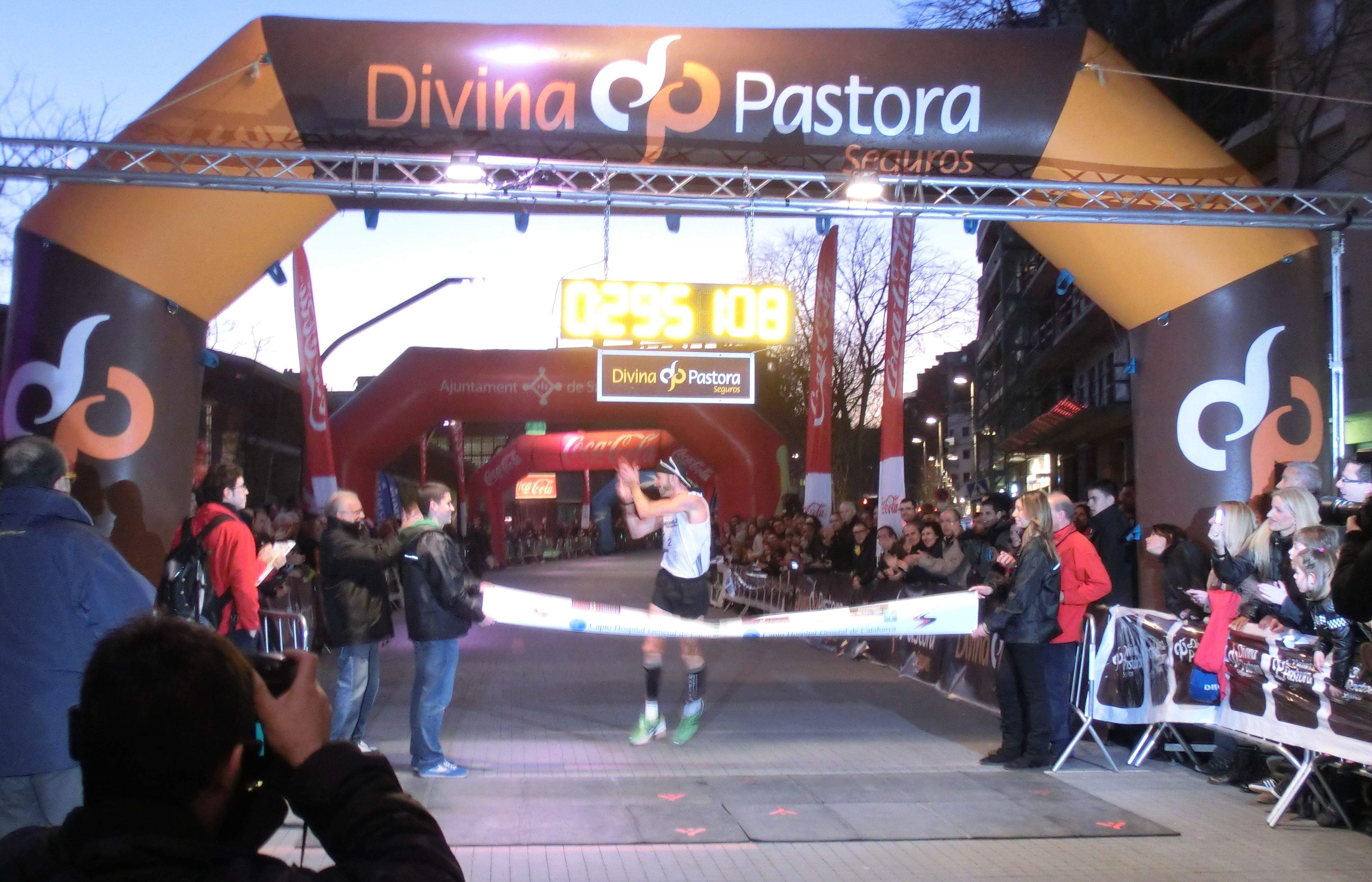 Jaume Leiva, el campió de la cursa, ha fet la seva millor marca personal. FOTO: I. Massafret